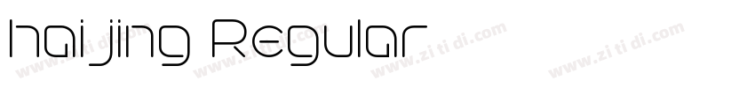 haijing Regular字体转换